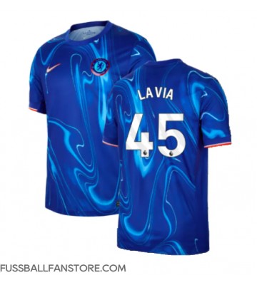 Chelsea Romeo Lavia #45 Replik Heimtrikot 2024-25 Kurzarm